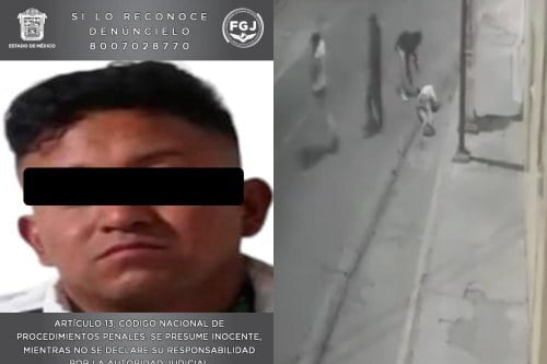 Video: Procesan a sujeto que casi mata a golpes a hombre en Acolman